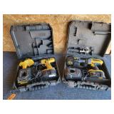 2-- DeWalt Drill w/ Charger