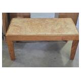 Coffee Table with Stone Top
