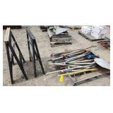 Pallet of Shovels, Rakes and More