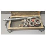 Ridgid Pipe Die Set in Wooden Box