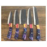 Carbon Knife Chef Set - 5pcs
