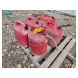 Pallet of Gas Cans