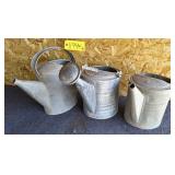 3 - Vintage Watering Cans