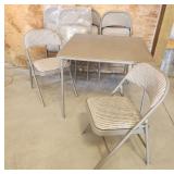 Folding Chairs and Table