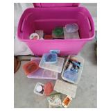 Tote of Beads, Craft Supplies