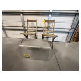 2 - Folding Wood Chairs & Aluminum PIK-NIK Cooler