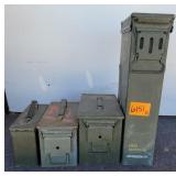 3 -- Small Ammo Cans w/ Big Can