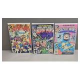 3-- Vintage Marvel Comic Books