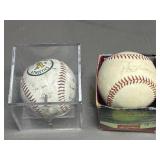 2 - Autographed Baseballs