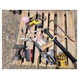Wood Box w/ Misc Tools