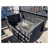 Large Black Storage Tote w/ Lid