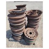 Variety of Vintage Tire Rims