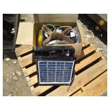Road Intersection Lights w/ solar charger box