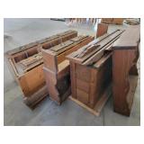 Queen Bed Frame for Water Bed/ Dresser
