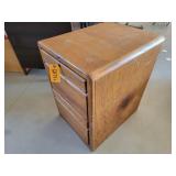 2-Drawer Wood Filing Cabinet