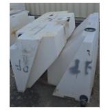 2-- 250 Gallon Poly Tanks
