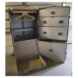 Antique Steamer Wardrobe Trunk w/ Keys