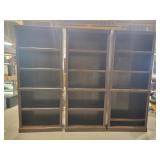 3-- Brown Book Shelves