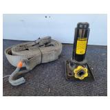 Ratchet Strap & Car Jack