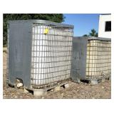 2 Poly Totes w/ Cages