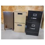 3 File Cabinets
