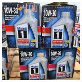 Mobil 10W-30 Synthetic Motor Oil - 4 Cases