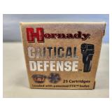 17 Rds - 9mm 115gr - Hornady Critical Defense