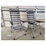 2 Folding Lawn Chairs