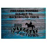 Firearms Winners Subject to Background Check
