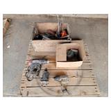 Wood Crate Of Misc Shop Items