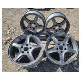 Set of 4 Rims- 5 Lug, Cutlass