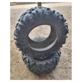2-- Big Horn Rear ATV Tires 27 x 11.00 R14