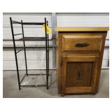 Rolling Cabinet/ 3 ft Metal Shelf