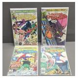 4-- Vintage Marvel Comic Books