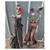 Left Hand & Right Hand Golf Clubs w/ Bags