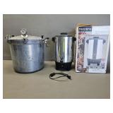 Pressure Canner and Coffee Pot