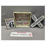 Variety of Fun Wall Art