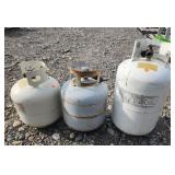 3 Propane Tanks