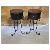 Two Matching Side Tables