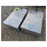 2-- Aluminum Boat 18-Gal Fuel Tanks