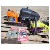 Chainsaw in Case W/ Accessories & Oil