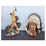 Indian Head Statues