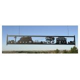 Metal Art - Small Western Town