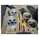 4 - Rims, Wheel Chocks, Support Framework