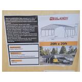 High End Carport 20' X 20'  *Assembly Required