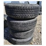 Set of 4-- P215/70R14 Tires and Wheels