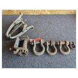 8' Puller, Shackles, Tie Down Winch