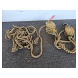 Vintage Rope Hoist