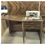 Sears Kenmore Sewing Machine in Stand