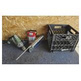 Hitachi Hammer Drill, Light, Grease Gun